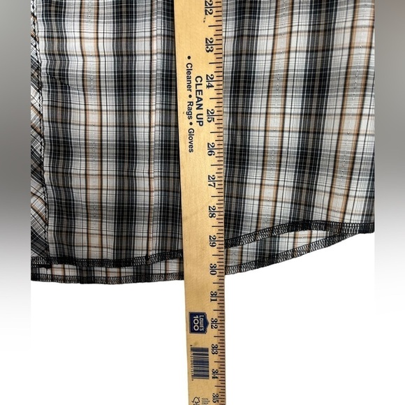 NWT Wrangler Mens Plaid Print Long Sleeve Snap  Wester Shirt Size XL - Picture 9 of 9